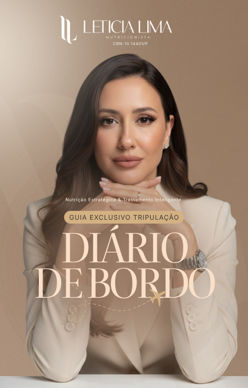 E-book Diário de Bordo com lanches para voos longos
